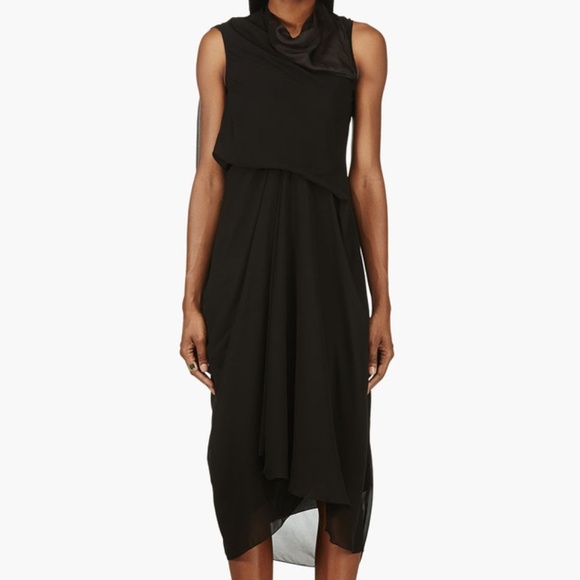 Rick Owens Dresses & Skirts - SOLD • RICK OWENS SS14 VICIOUS Black Tornado Dress